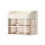 (Cream Color, Three-layer storage box) 3-Layer Plastic Organizer for Skincare & Small Items 4
