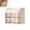 (Cream Color, Three-layer storage box) 3-Layer Plastic Organizer for Skincare & Small Items 5