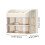 (Cream Color, Three-layer storage box) 3-Layer Plastic Organizer for Skincare & Small Items 6