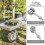 Robuuste Trolley Met Dubbele Lagers Voor 4