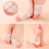 3Paires Chaussures De Danse Beige Demi-Semelle Élastique Pour Ballet 11