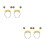 4Pcs Comfortable Bee Headbands with Spring Ball Design for Holiday Fun 5
