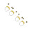 4Pcs Comfortable Bee Headbands with Spring Ball Design for Holiday Fun 9