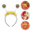 4Pcs Comfortable Bee Headbands with Spring Ball Design for Holiday Fun 10