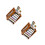 2Pièces Organisateur Bois Marron Multi-Usage Papiers 5