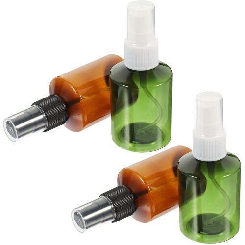 12Pcs Small Refillable Spray Bottles Pet Plastic Leak-Proof for Home 1