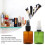 12Pcs Small Refillable Spray Bottles Pet Plastic Leak-Proof for Home 11