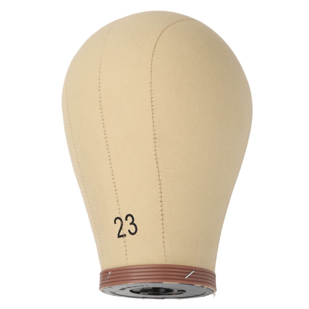 Wigs Making Canvas Head 23in Reusable Head for Hairdressing & Display Clips