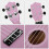 2St Roze Ukulele 4 Snaren Draagbaar Beginner Kinderen 5