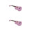 2St Roze Ukulele 4 Snaren Draagbaar Beginner Kinderen 8