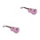 2St Roze Ukulele 4 Snaren Draagbaar Beginner Kinderen 9