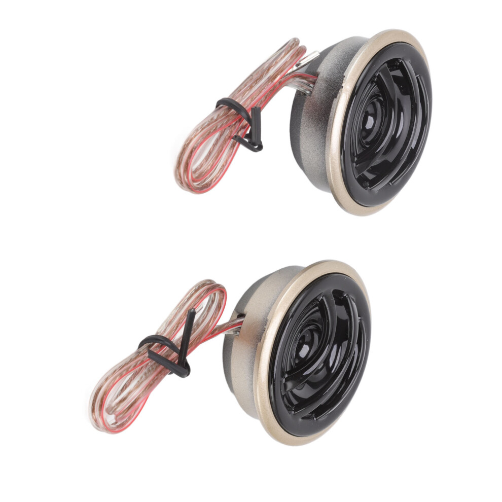Pair 130W Car Dome Tweeters, 4Î©, 3.5Hz-220Khz, High Sensitivity 4931390183218