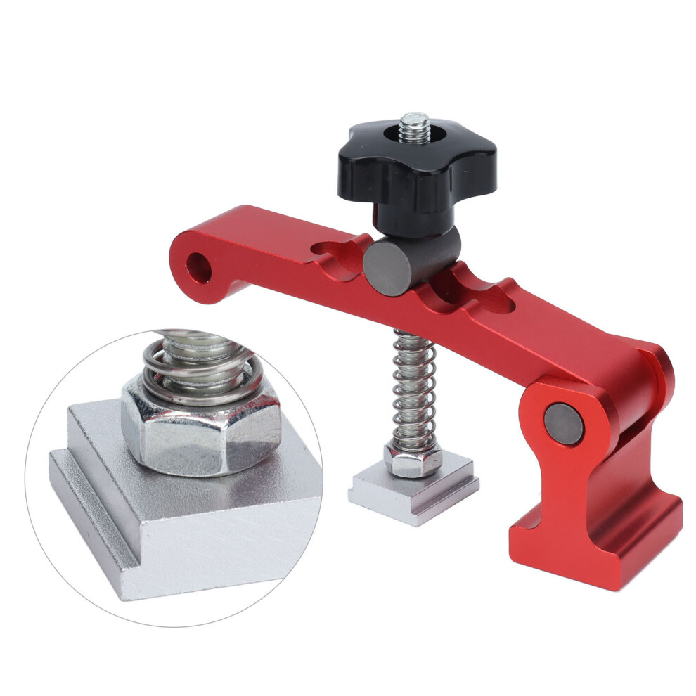 Aluminum Alloy 6061 T Track Clamp Red Quick Hold Down Fixture 5071389042238