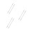 6Pcs Telescopic Silver Blind Wand Replacement with Hook for Window Use 6