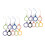 18Pcs Assorted Color Silicone Lanyard for Phone Keychain Hanging Use 7