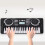 37-Key Portable Kids Keyboard Piano 3xAA Black 7