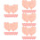 5Sets Pink Heart-Shaped Paper for Home Party Use 10