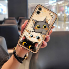 Niedliche, weiche Handyhülle mit Cartoon-Motiven, kompatibel mit Samsung Galaxy A05/SM-A055F/F05/M05 – Stoßfest, Rundumschutz, staubabweisende