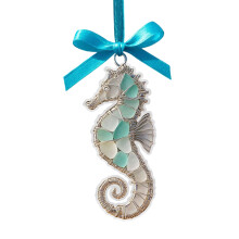 Nautical2D Acryl-Ozeananhänger (6 maritime Designs) - Ultradünne, flache Ornamente mit Band für Weihnachtsbaumschmuck und Geschenke für