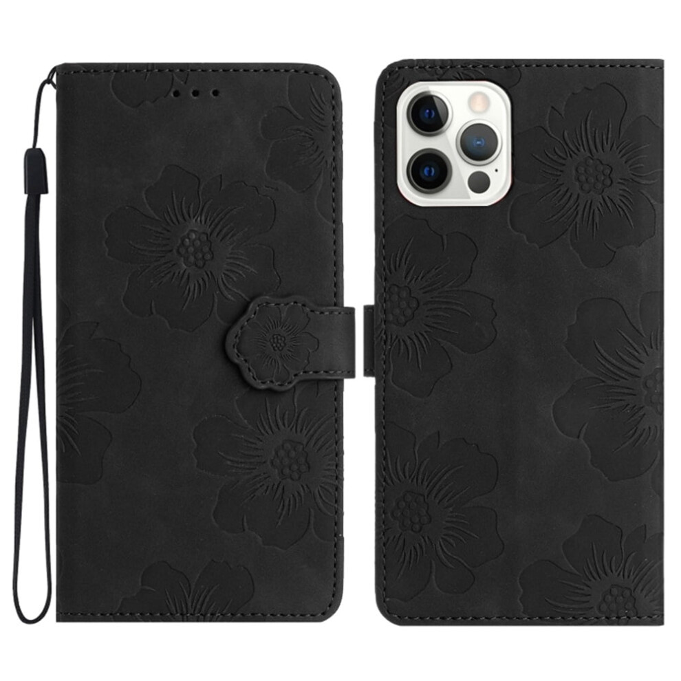 Leather Flip Wallet Case For Iphone 14 Pro Â Flower 937196991587