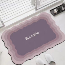 Tappetino da bagno in terra diatomacea – Asciugatura rapida, antiscivolo, tappetino altamente assorbente per doccia, WC e ingresso del bagno,