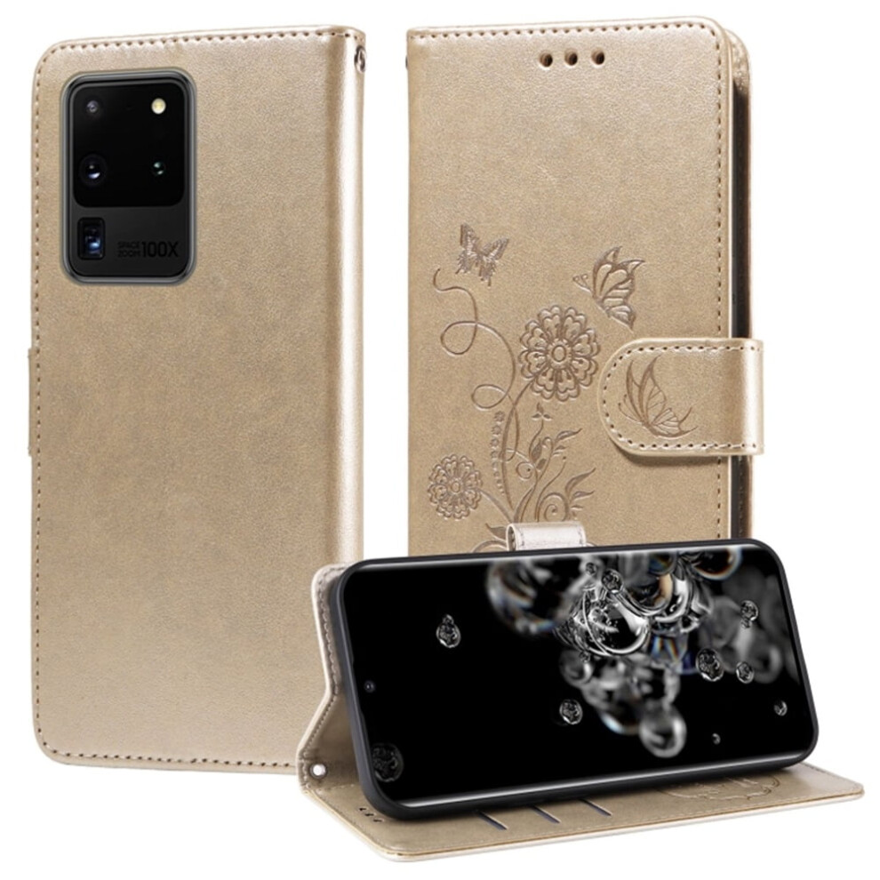 Butterfly Flower Flip Case For Samsung Galaxy S20 Ultra 5G 937196991938