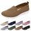 Γυναικεία Παπούτσια Τένις Willtoo, Γυναικεία Slip-on Flat Παπούτσια, Άνετα Πλεκτά 1