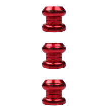 3Sets Lightweight Alloy Headset Cap Red for Balance Bike Accessories