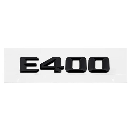 Autosticker met nummerletter voor de achterklep, geschikt voor E300, E320, E350, E400, E420, E430, E500 en E550.