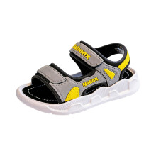 Willtoo Kid Boys Girls Non Slip Sport Sandals for Outdoor Walking Yellow 6-7 Years