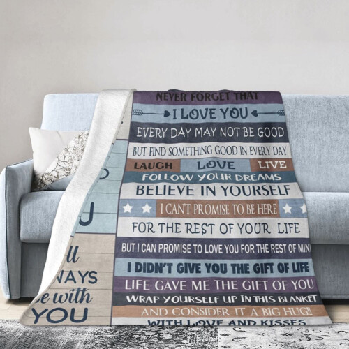 Κουβέρτα To My Godson Throw, μαλακή, χνουδωτή, φλις κουβέρτα για καναπέ-κρεβάτι,