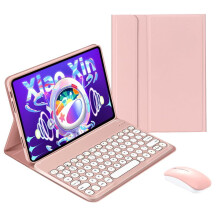 Slim Folio Keyboard Case Compatible with Lenovo Tab M10 Plus 10.3" (TB-X606F/X606X/X6C6F/X6C6X), Wireless Keyboard & Mouse