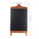 2Pcs Multi-Color Wood Chalkboard Message Boards with Stand for Notes 2