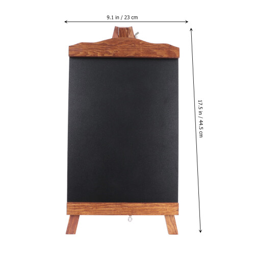 2Pcs Multi-Color Wood Chalkboard Message Boards with Stand for Notes 1