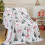 Pink Nutcracker Christmas Throw Blanket Soft Warm 1
