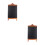 2Pcs Multi-Color Wood Chalkboard Message Boards with Stand for Notes 6