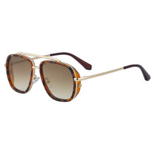 HJ-7352Unisex Γυαλιά Ηλίου - Ρετρό Διπλή Γέφυρα, Τετράγωνος Σκελετός για Γυναίκες &