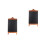 2Pcs Multi-Color Wood Chalkboard Message Boards with Stand for Notes 9