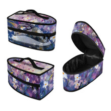 Sac de rangement de voyage pour défroisseur vapeur avec fermeture éclair, facile à nettoyer, motif marguerites (housse uniquement).