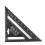 7Inch Triangle Ruler Measurement Tool Aluminium Alloy Carpenter Set Square Angle Woodworking Tools Try Square Triangular Metric Imperial 1