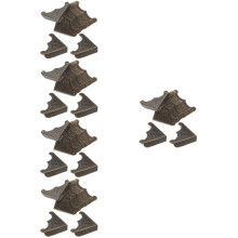 150Stk Metall Eckbeschützer Retro Möbel Schutz Olivgrün Vielseitig