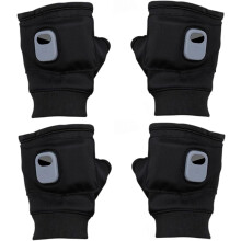 QINGQ Heated Fingerless Gloves for Women, Smart Thermostatic & Rechargeable, Winter Hand Warmers for Outdoor Work, Cycling, Skiing