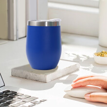 Mug isotherme en acier inoxydable de 35 cl, tasse de voyage à double paroi isolée sous vide avec couvercle