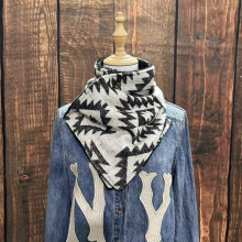 Boheemse polyester sjaal voor de herfst en winter