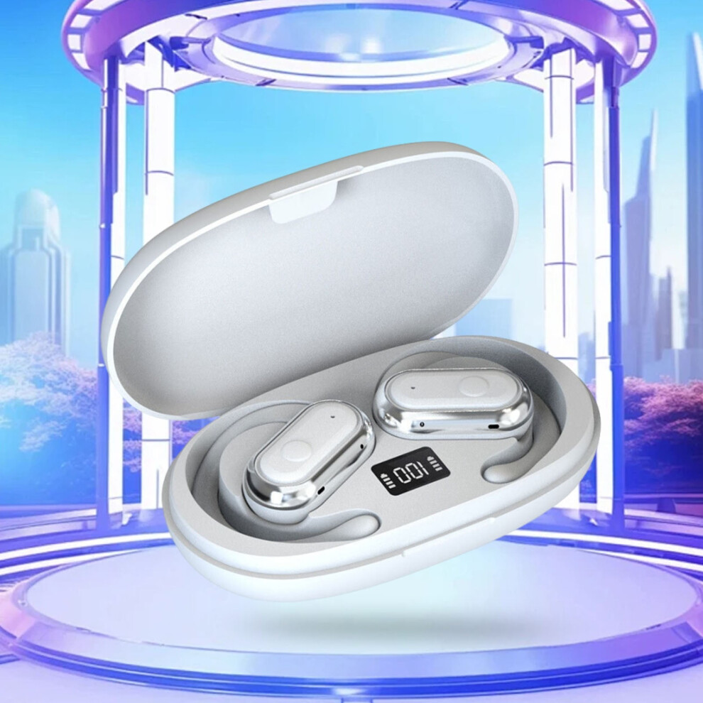 Open Ear Headphones Wireless Bluetooth 5.3 Headphones Over The Ear Air Conduction Technology Wireless Earbuds With Earhooks Ipx7 Waterproof Earphones 9193271082897