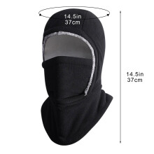 Vindtät ullskidmask - varm mask, lämplig för skidåkning, cykling och löpning i extremt kalla miljöer, för att hålla varmt ansikte, nacke och