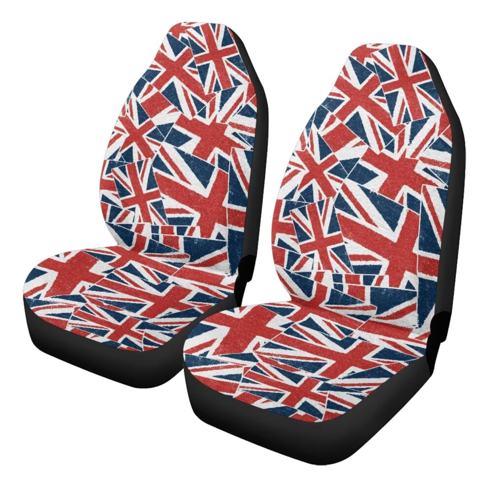 2-Pack Fluffy Car Seat Covers With Firefighter Flag Design Â Compatible With Cars, Sedans, Trucks & Suvs Coral 9193271080879
