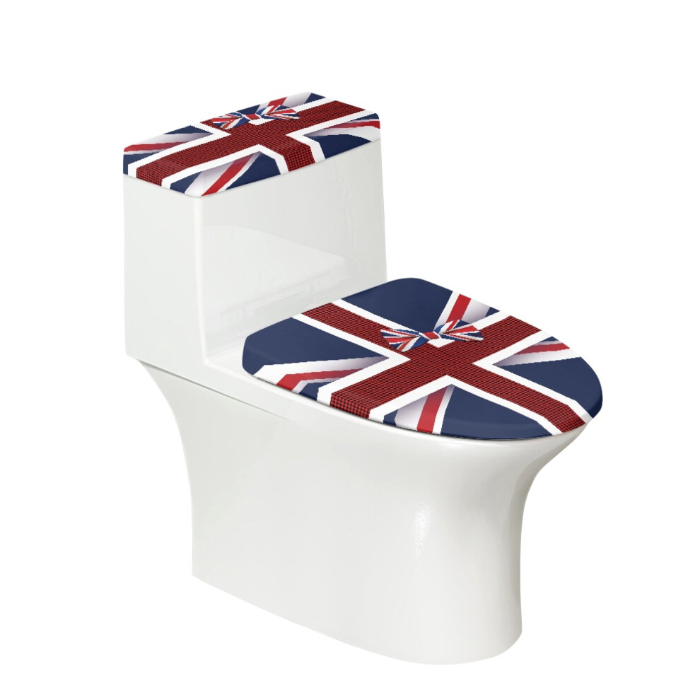 Toilet Seat Lid Cover British Flag Design 2 Pieces 9122141638018