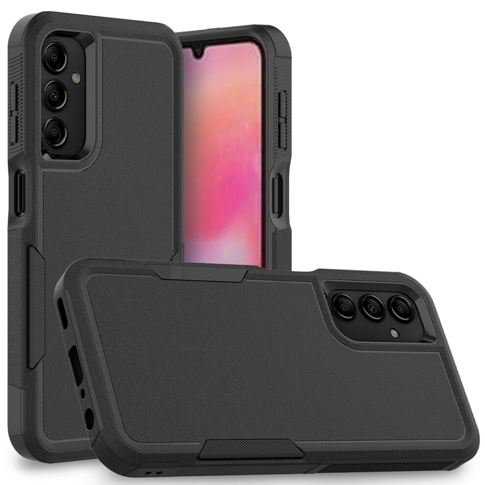 Defender Case For Samsung Galaxy A24 Â Heavy Duty 1-In-1 Rugged, Dustproof, Shockproof, Non-Slip Protective Cover, Black 9327961724662