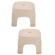 2Stk PVC Tritthocker Für Kinder Khaki Rutschfest Badezimmer Wohnzimmer